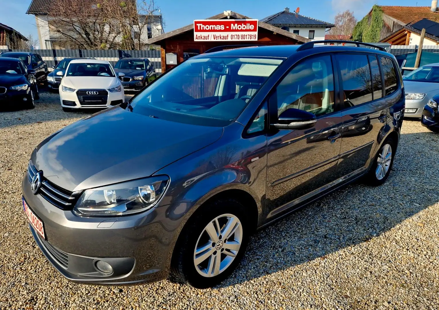 Volkswagen Touran TSI Match AHK  Scheckheft Gris - 1