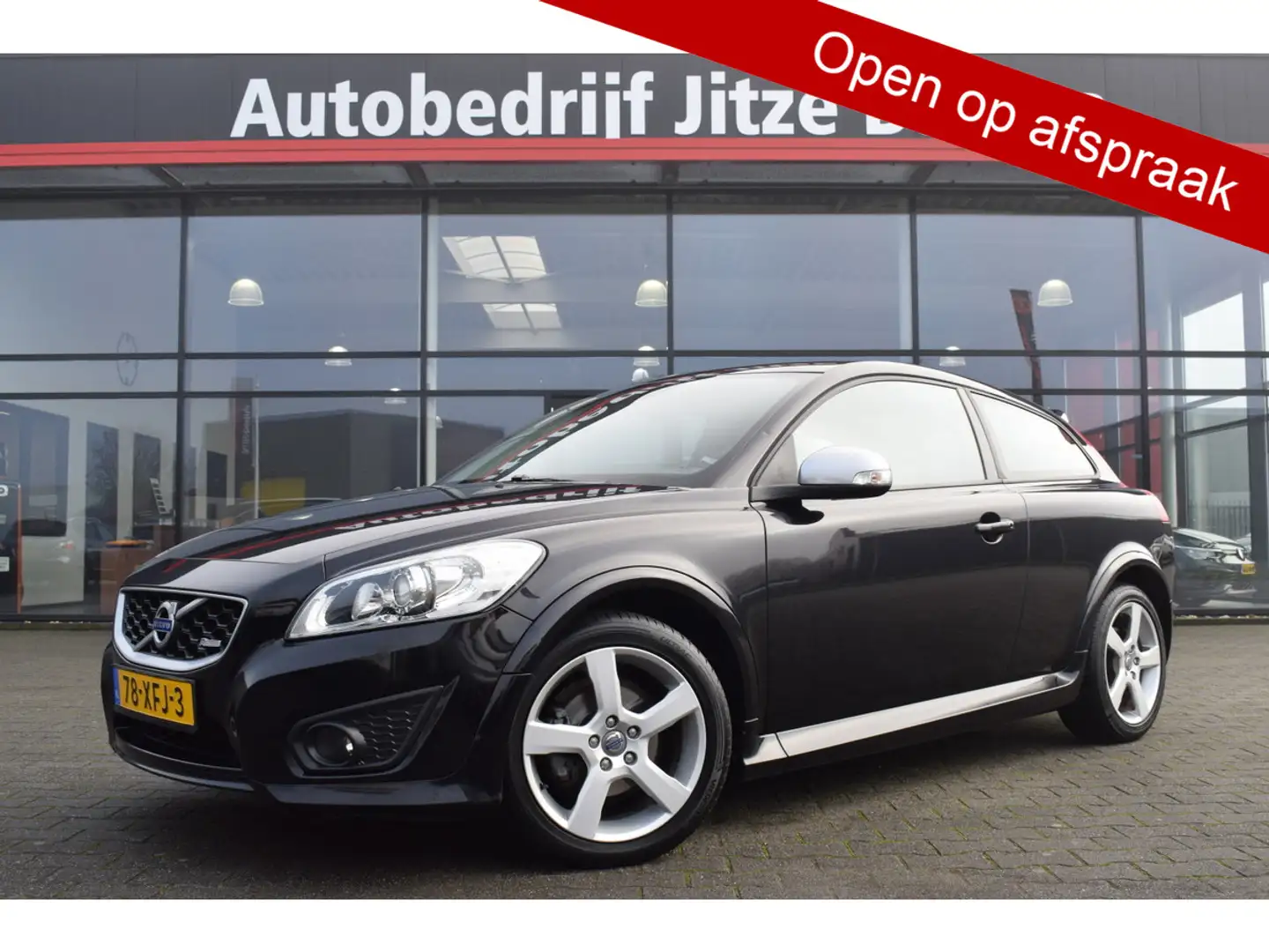 Volvo C30 2.0 R-Design Zwart Leder | ECC | Originele Audio | Fekete - 1