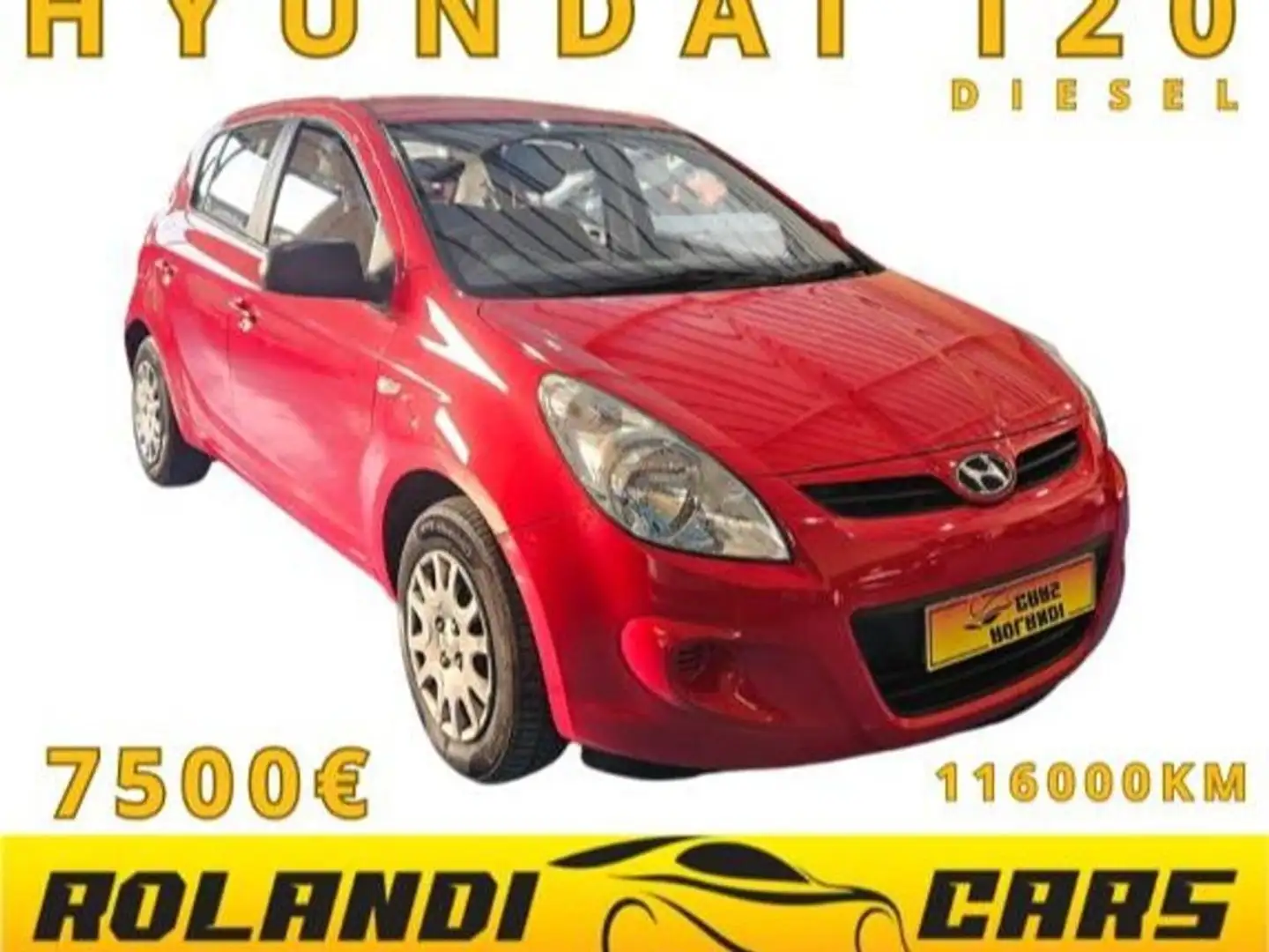 Hyundai i20 1.4CRDI Classic Rojo - 1