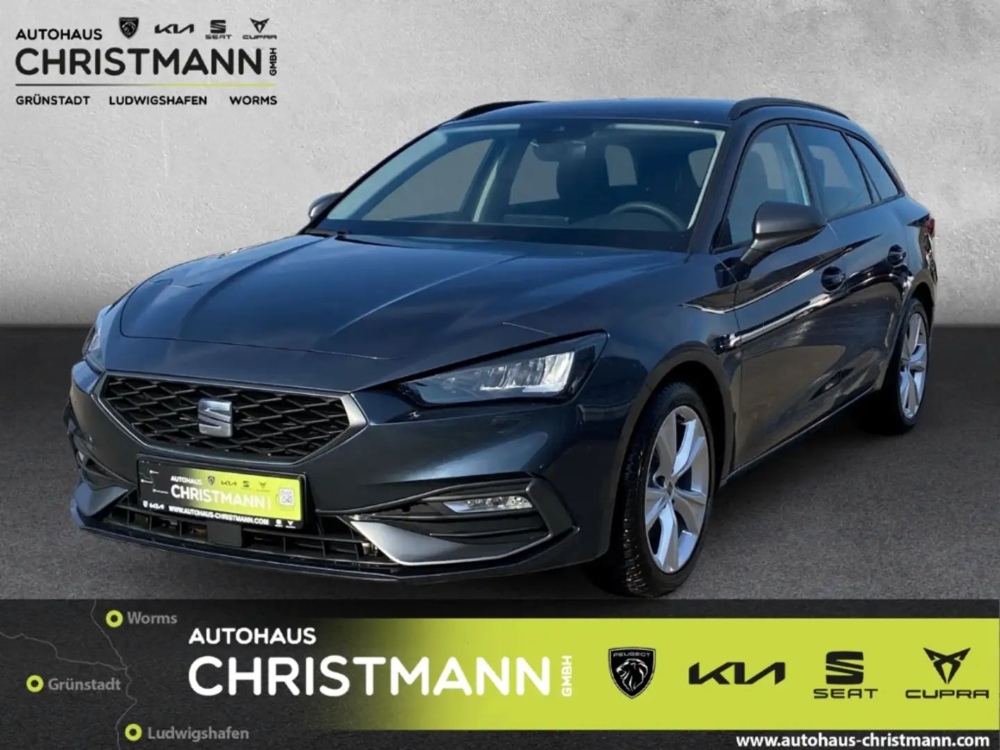 SEAT Leon Sportstourer FR 2.0 TDI EU6d Navi Digitales Cockpi Grau - 1