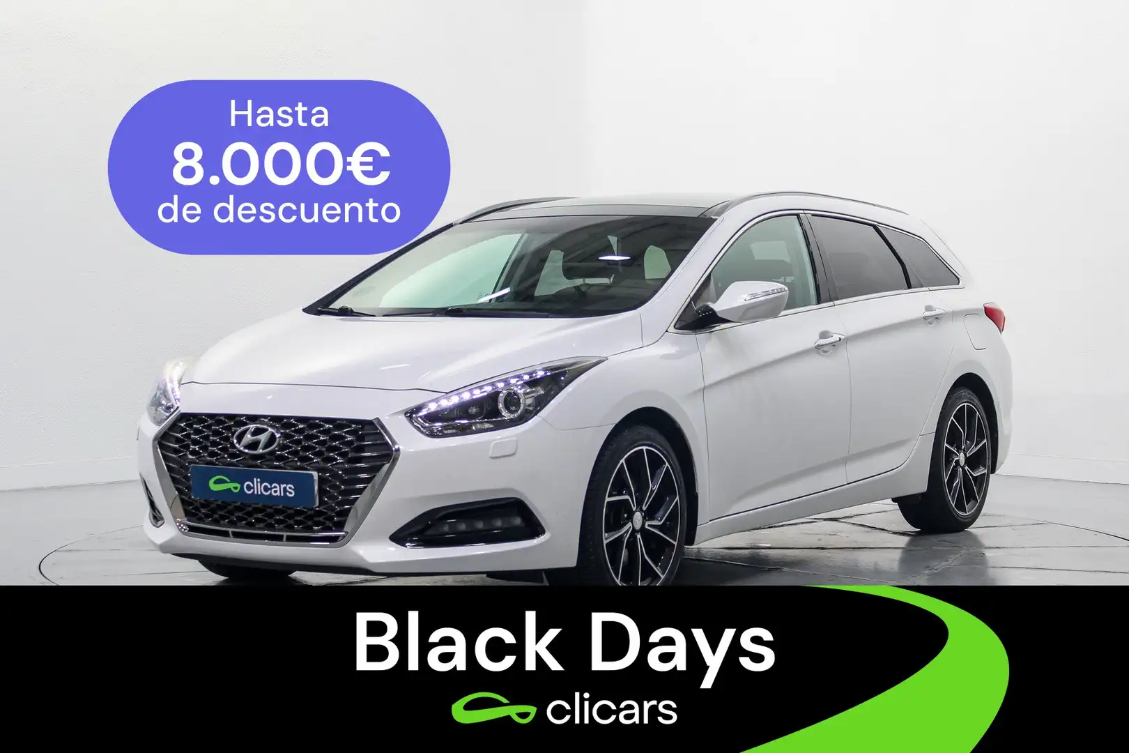 Hyundai i40 CW 1.6CRDI Tecno 115 Blanc - 1