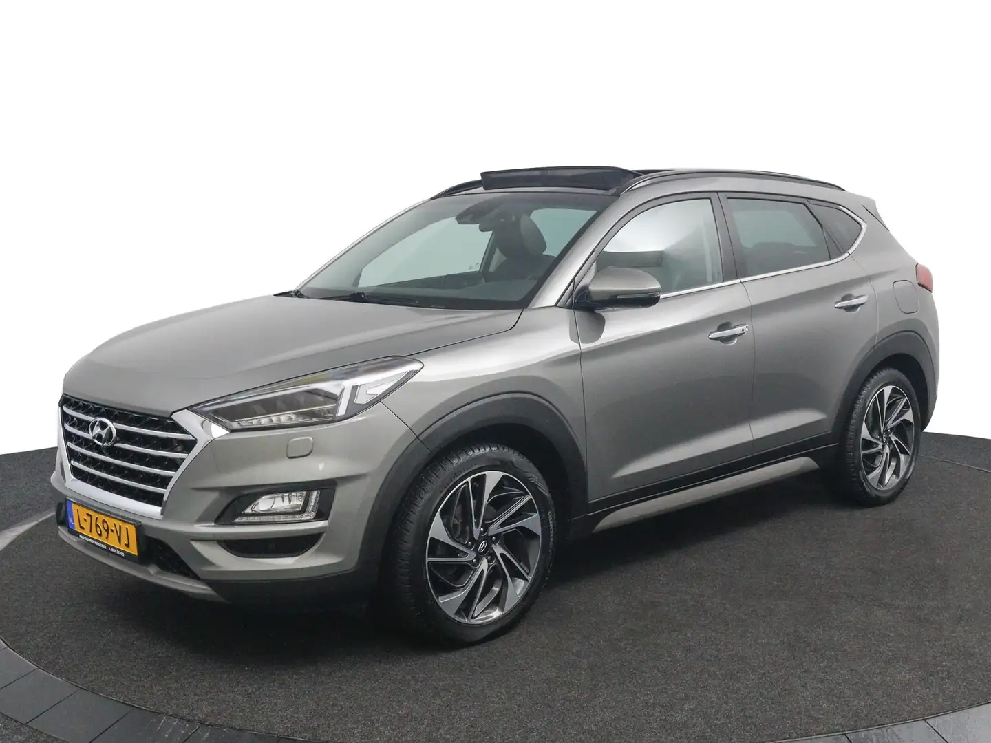 Hyundai TUCSON 1.6 T-GDI Premium Sky Panoramadak, Trekhaak!  Rijk Grijs - 1