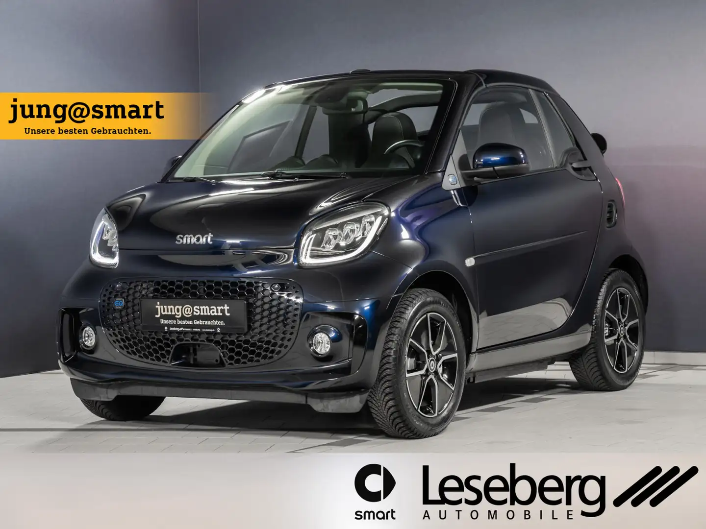 smart forTwo ForTwo Cabriolet EQ Passion LED/22 kW/DAB/Kamera Blau - 1