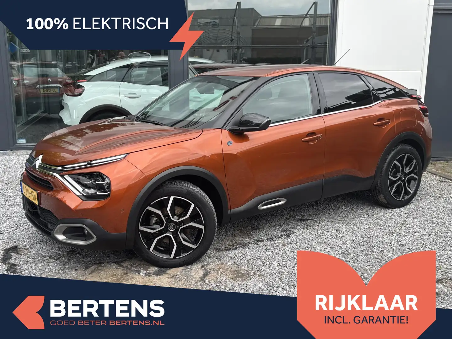 Citroen E-C4 Electric Shine 50 kWh | 3 fase | Accu 94% | Zeer compleet | Orange - 1