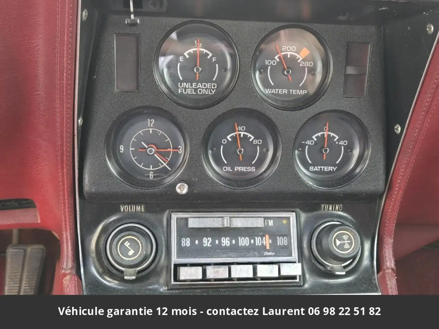 Chevrolet Corvette L48 V8 1975 Tout compris Blanc - 2