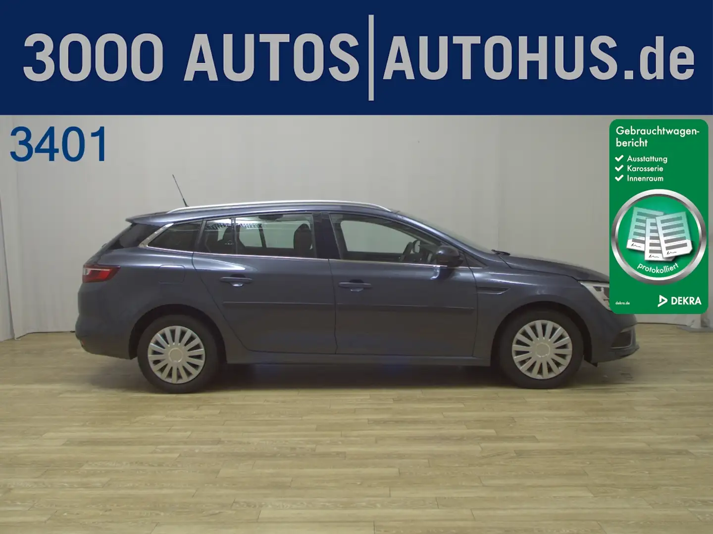 Renault Megane 1.6 dCi Business Ed. Navi PDC Shz DAB Grau - 1