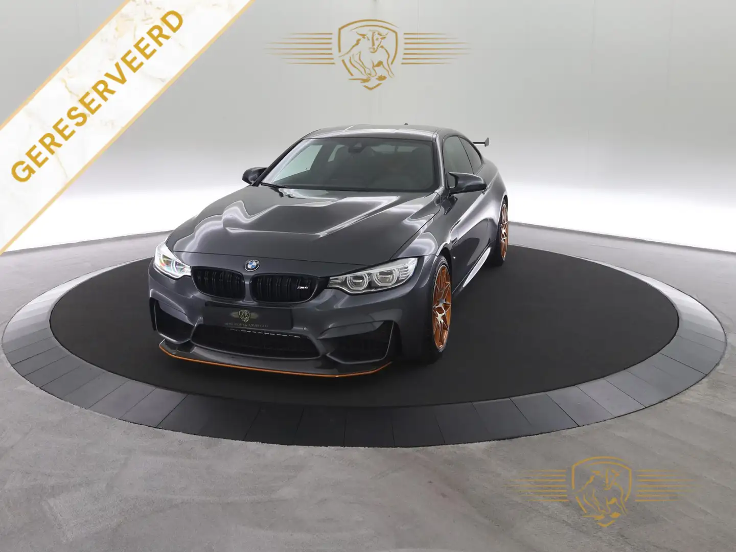 BMW M4 4-serie Coupé GTS Orgineel Nederlands geleverd 1-7 Grijs - 1