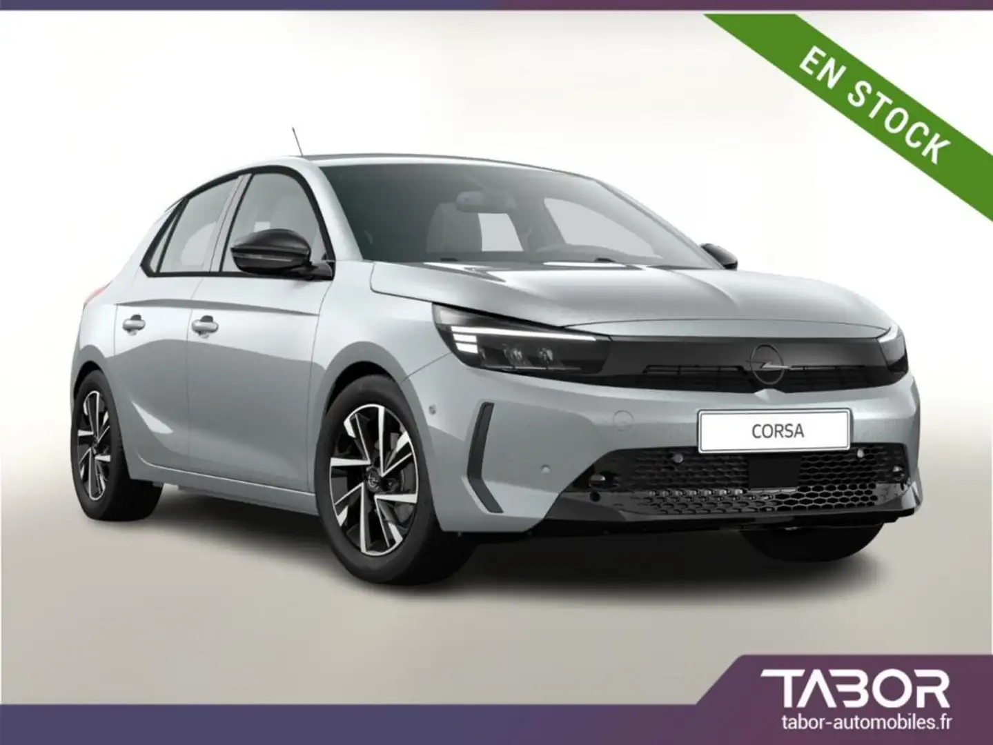 Opel Corsa 1.2 Turbo 100 GS Aut LED 16p cam DAB Argent - 1