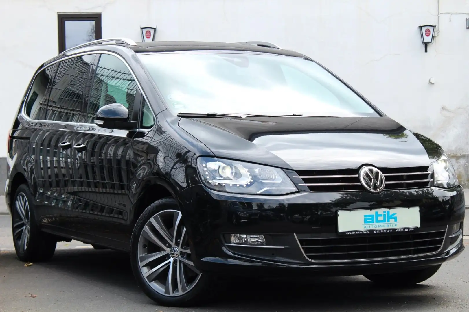 Volkswagen Sharan 4x4 HIGHLINE 7Sitz MASSAGE KAM STANDH ACC Чорний - 1