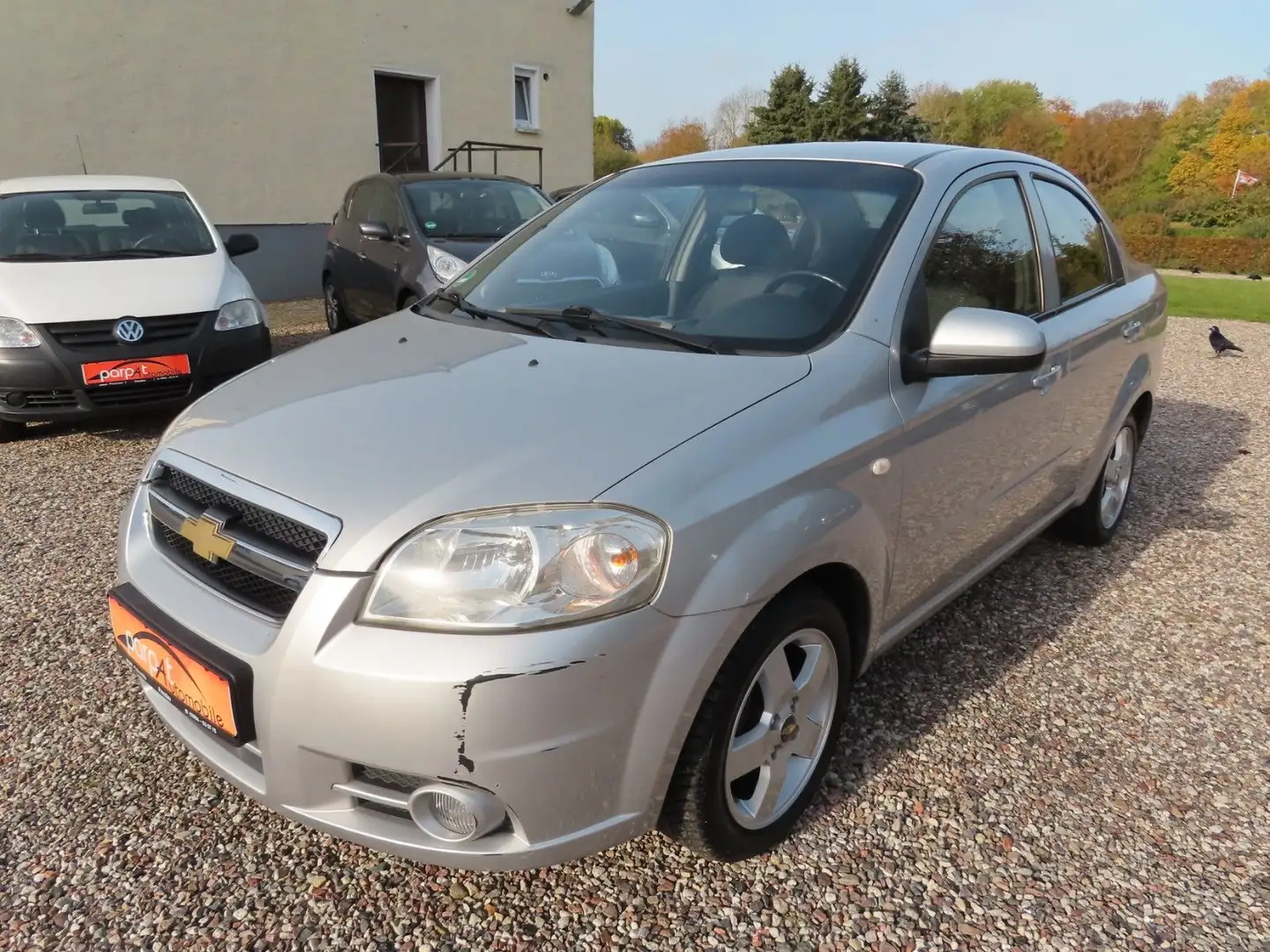 Chevrolet Aveo 1.4 LT KLIMA ABS SERVO ZV LMF Silber - 1