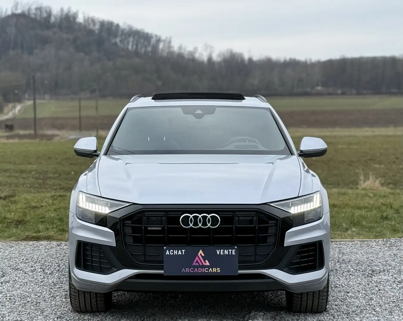 Audi Q8 50 TDi Quattro Tiptronic - S-line x3 - Toit pano Grijs - 2