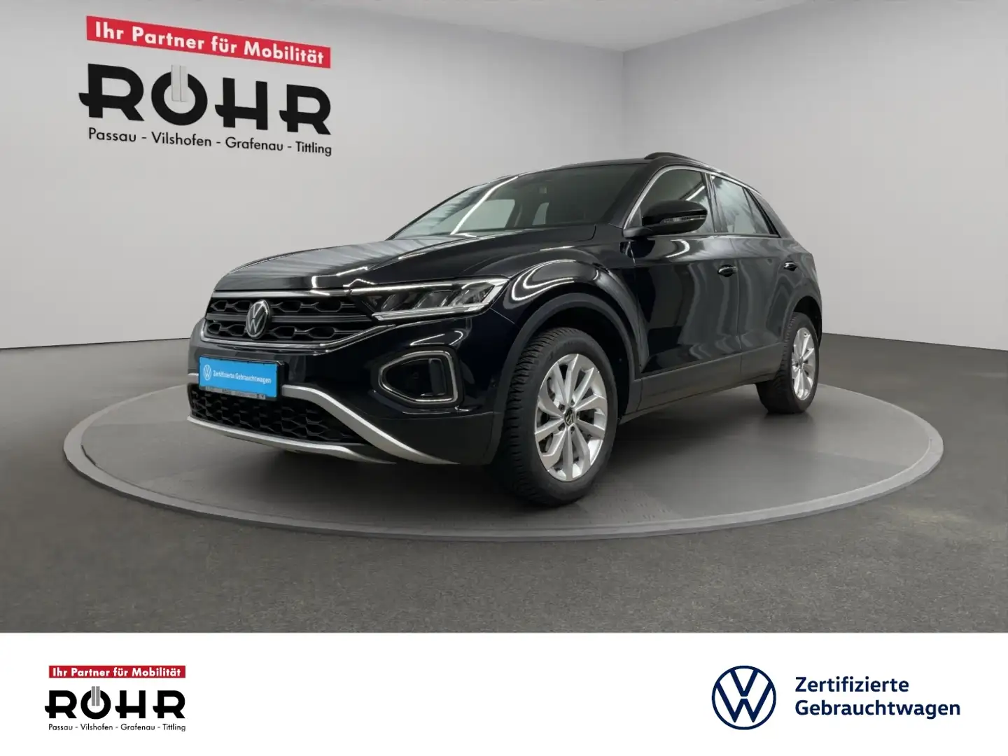 Volkswagen T-Roc Life (AHK.Navi.PDC) 1.0 TSI Schwarz - 1