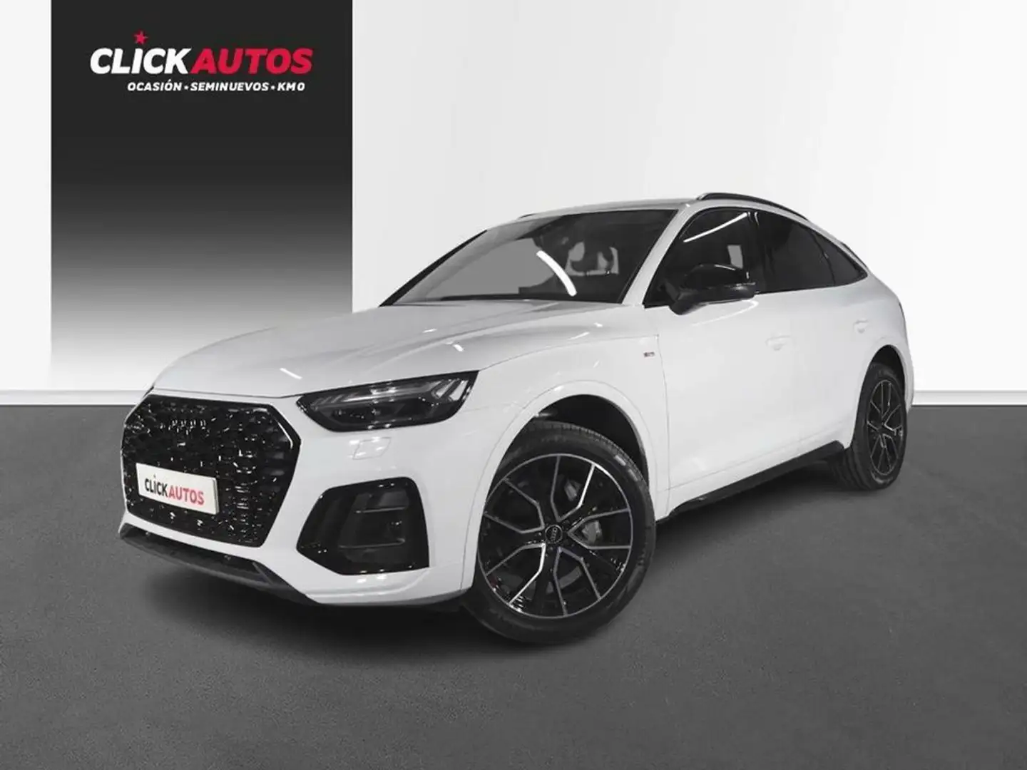 Audi Q5 2.0 TDI 204CV 40 Black Line Edition HEV Stronic Weiß - 1