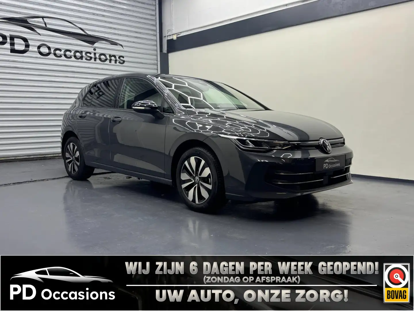 Volkswagen Golf 1.5 e TSI Hybrid Goal Edition - Half leer - Navi - Grijs - 1