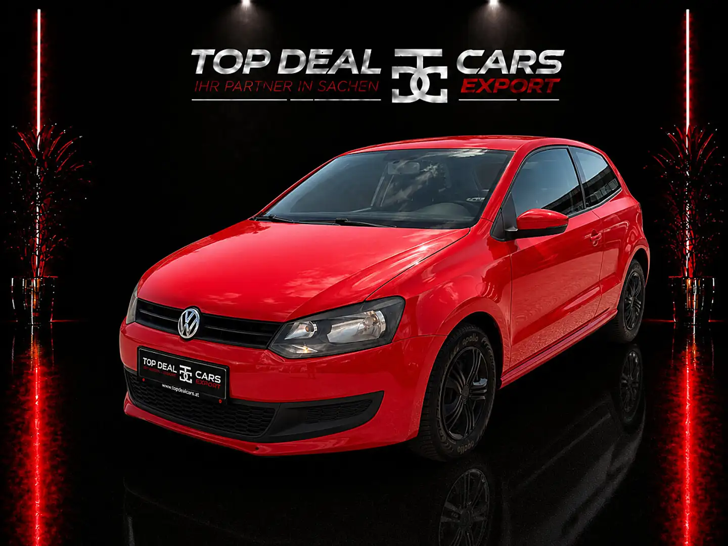Volkswagen Polo Trendline 1,2 neues pickerl Rot - 1