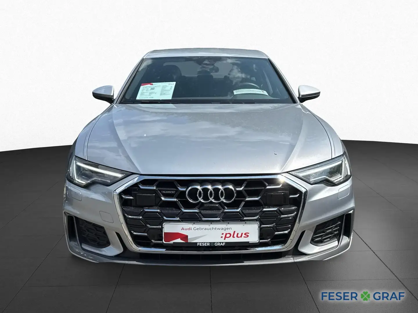 Audi A6 Limousine S line 45 TFSI qu. S-tro. + Matrix+ACC+K Silber - 2