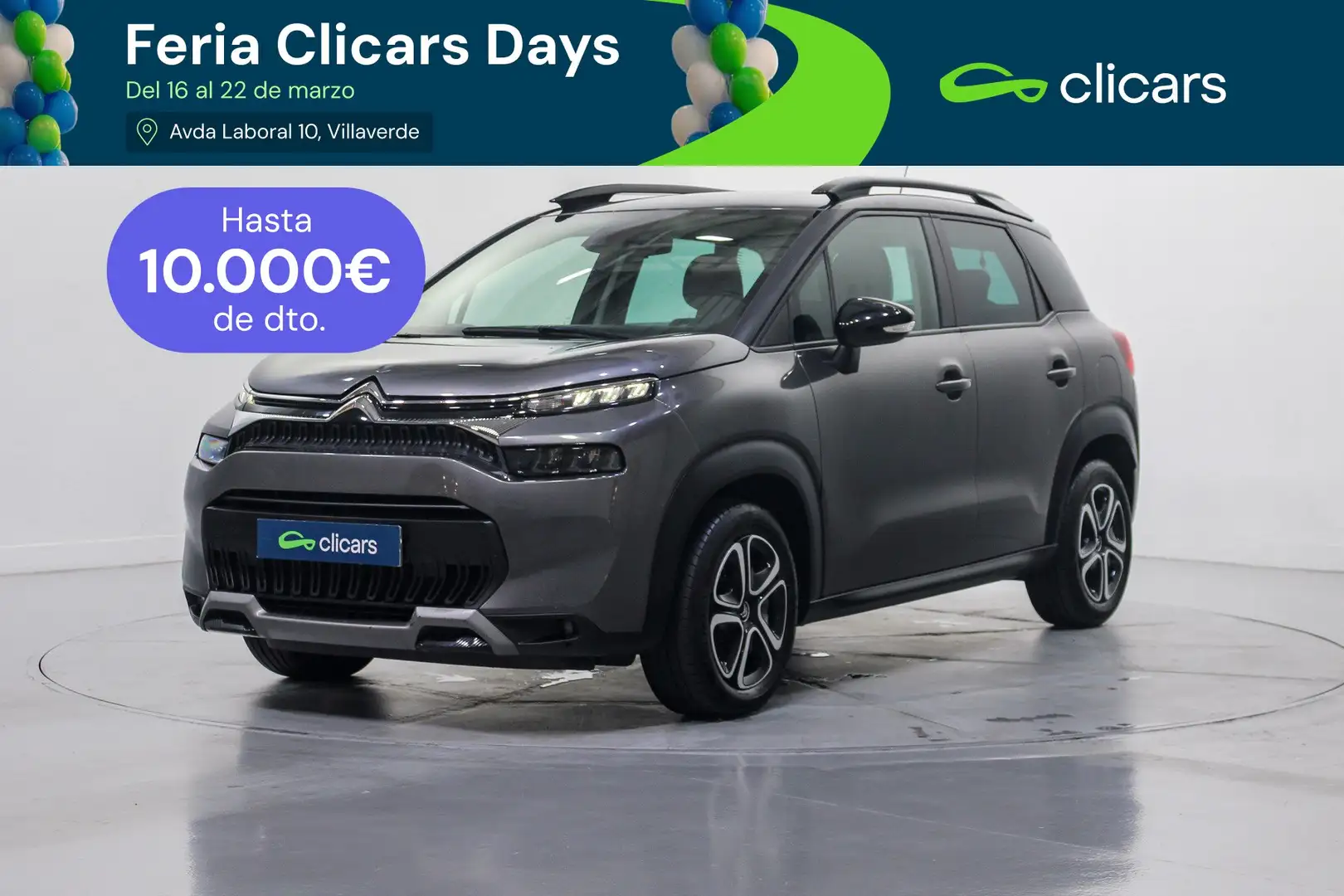 Citroen C3 Aircross Puretech S&S Feel 110 Gris - 1