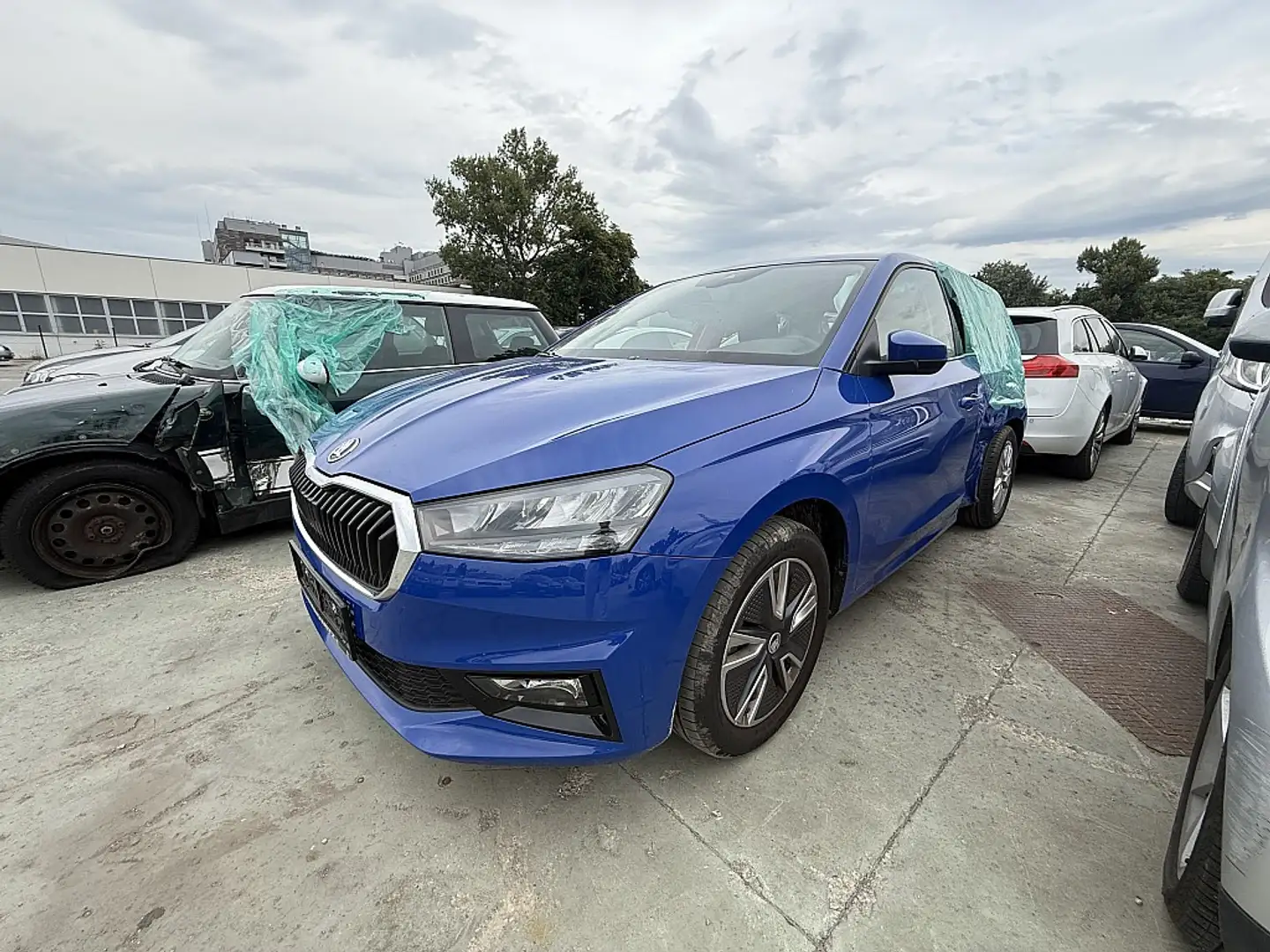 Skoda Fabia Style 1,0 TSI DSG |UNFALLAUTO| Blau - 1