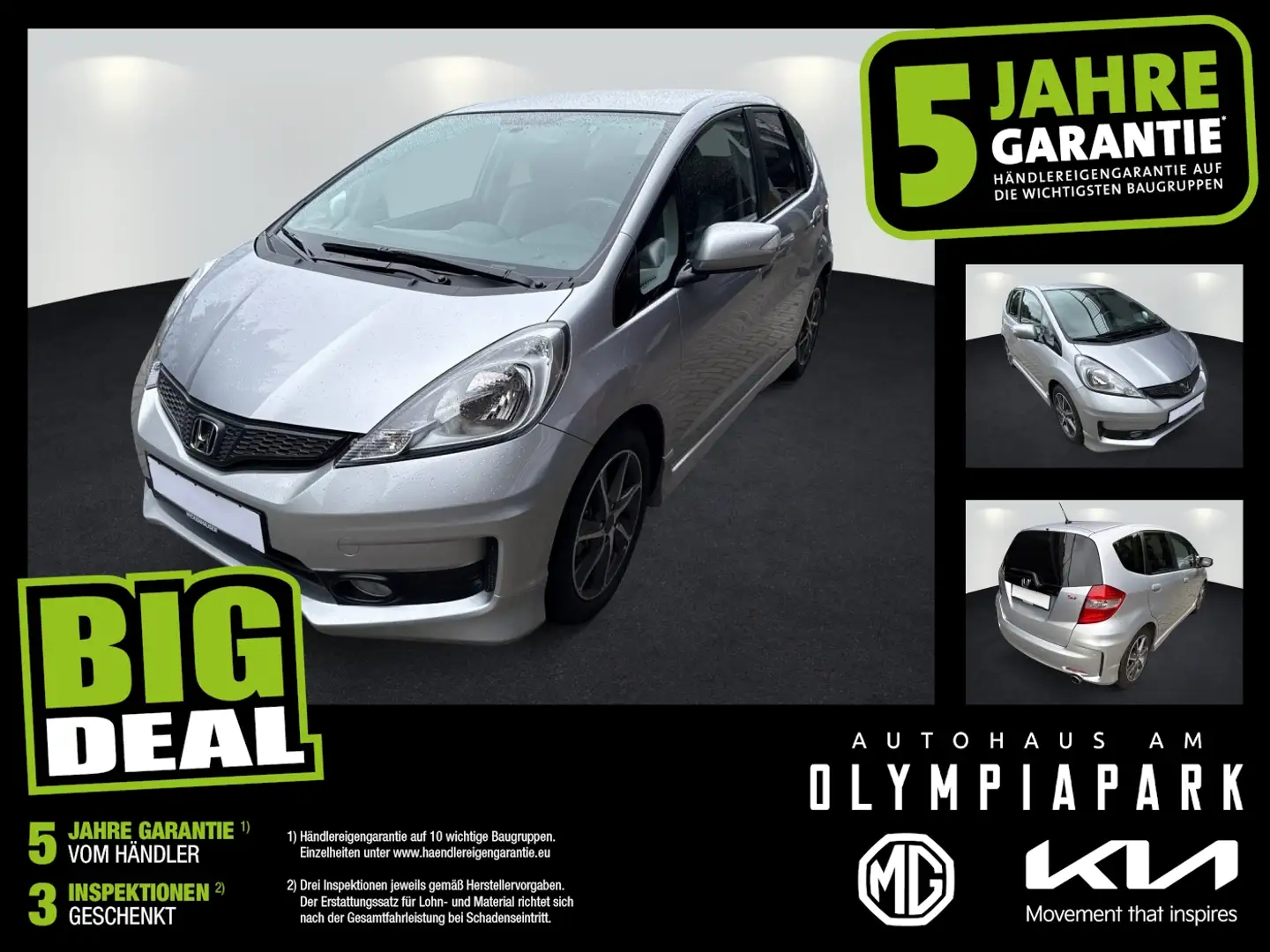 Honda Jazz 1.4 i Si KlimaA Sportp. Facelift Silber - 1