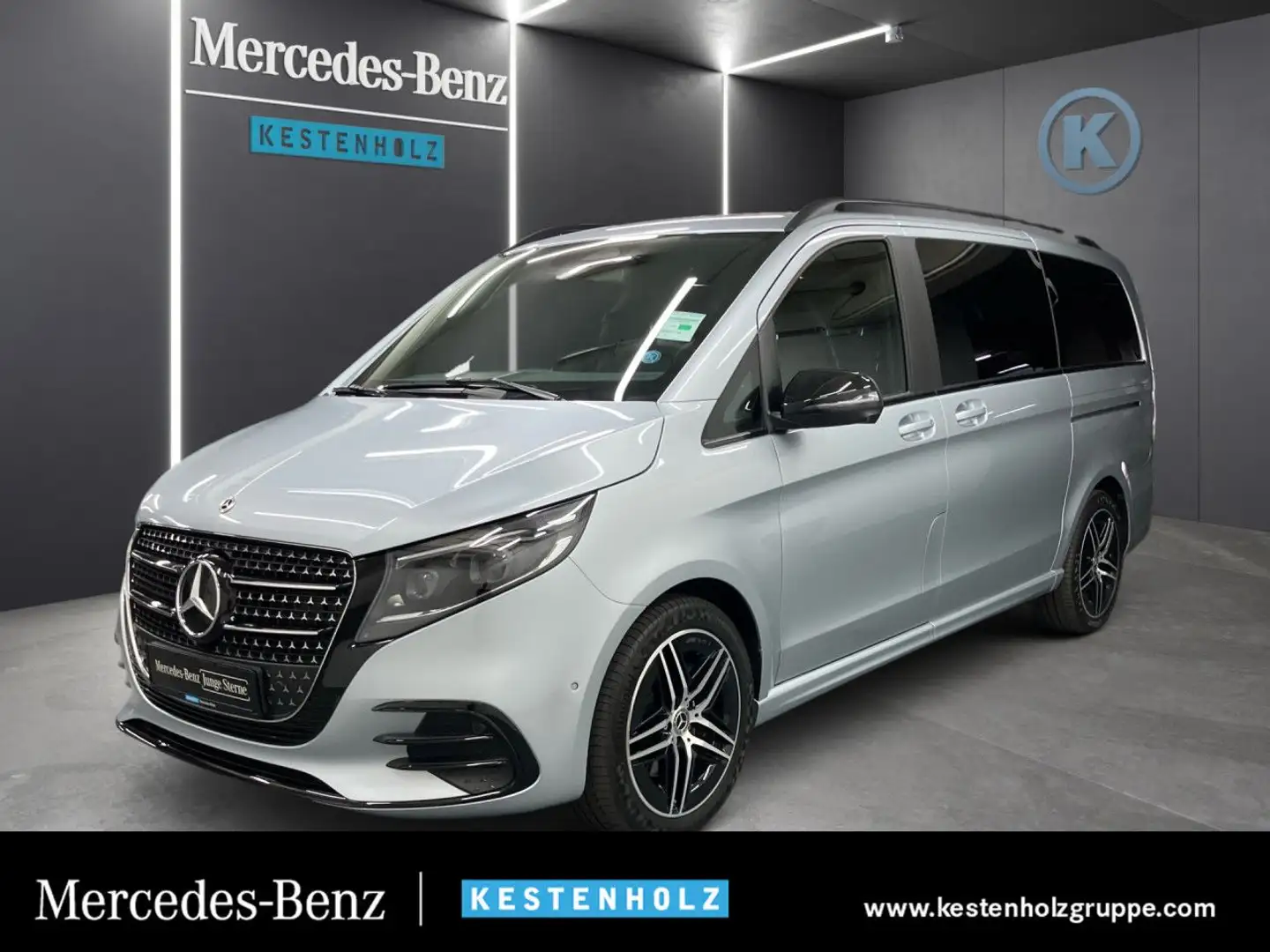 Mercedes-Benz V 250 d AVANTGARDE Lang Airmatic AMG AHK Panorama Silber - 1