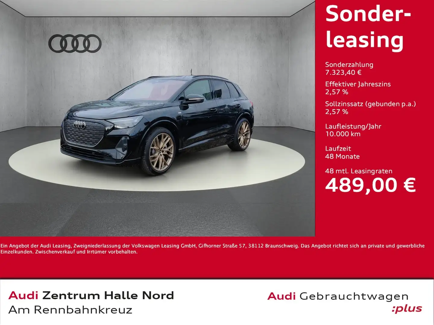 Audi Q4 e-tron Edition S line 45 quattro Noir - 1