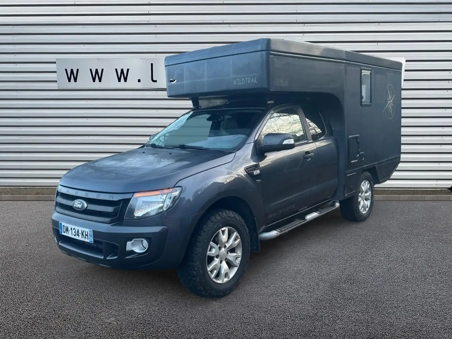 Ford Ranger 3.2 TDCi 200 BVA CABINE DOUBLE Wildtrak CELLULE AM Gris - 1