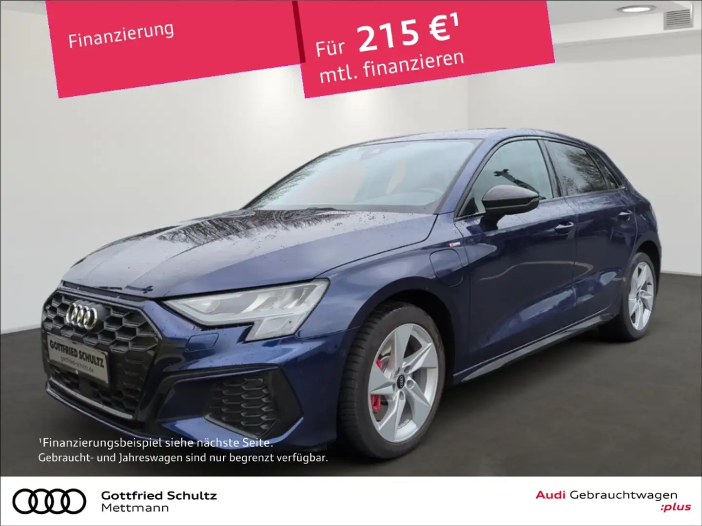 Audi A3 Sb 45 TFSI e S-Line S-Tronic LED KAMERA GRA SHZ AL Blau - 1