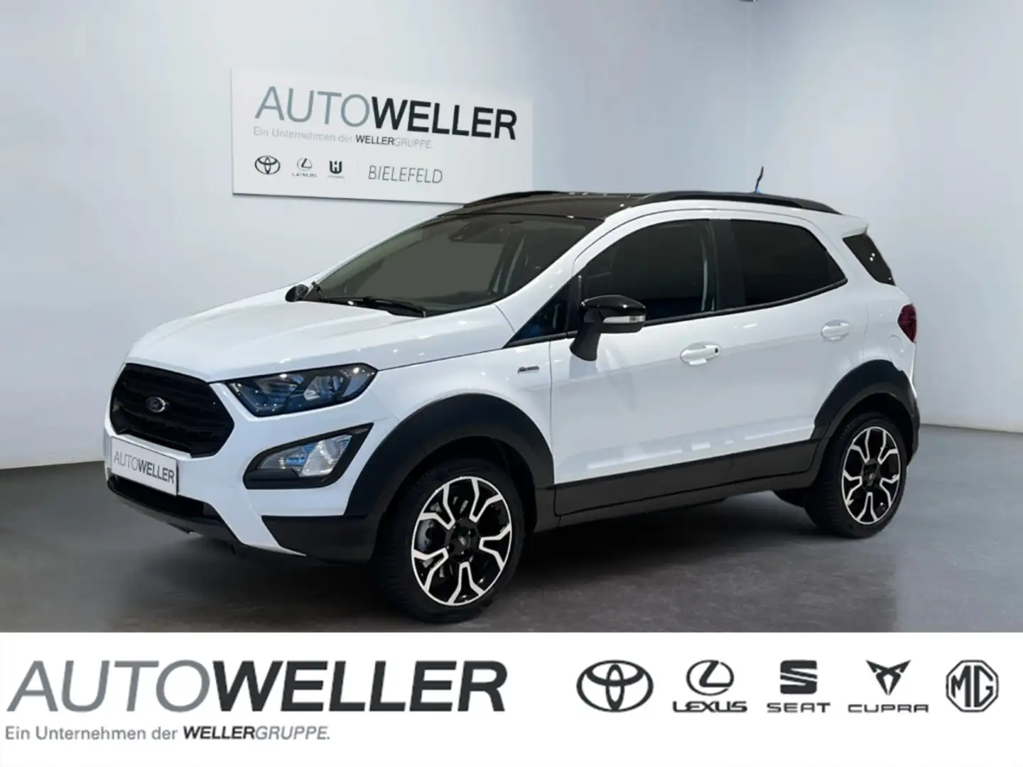 Ford EcoSport 1.0 EcoBoost ACTIVE *CarPlay*LED*PDC* Weiß - 1