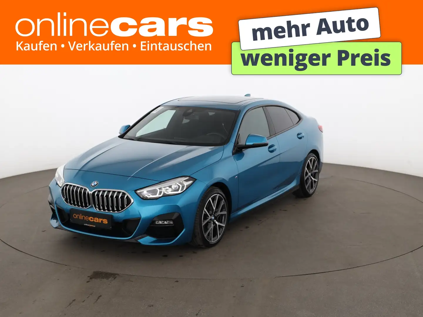 BMW 218 i Gran Coupe M-Sport Aut LED SKY HEAD-UP RADAR Blau - 1