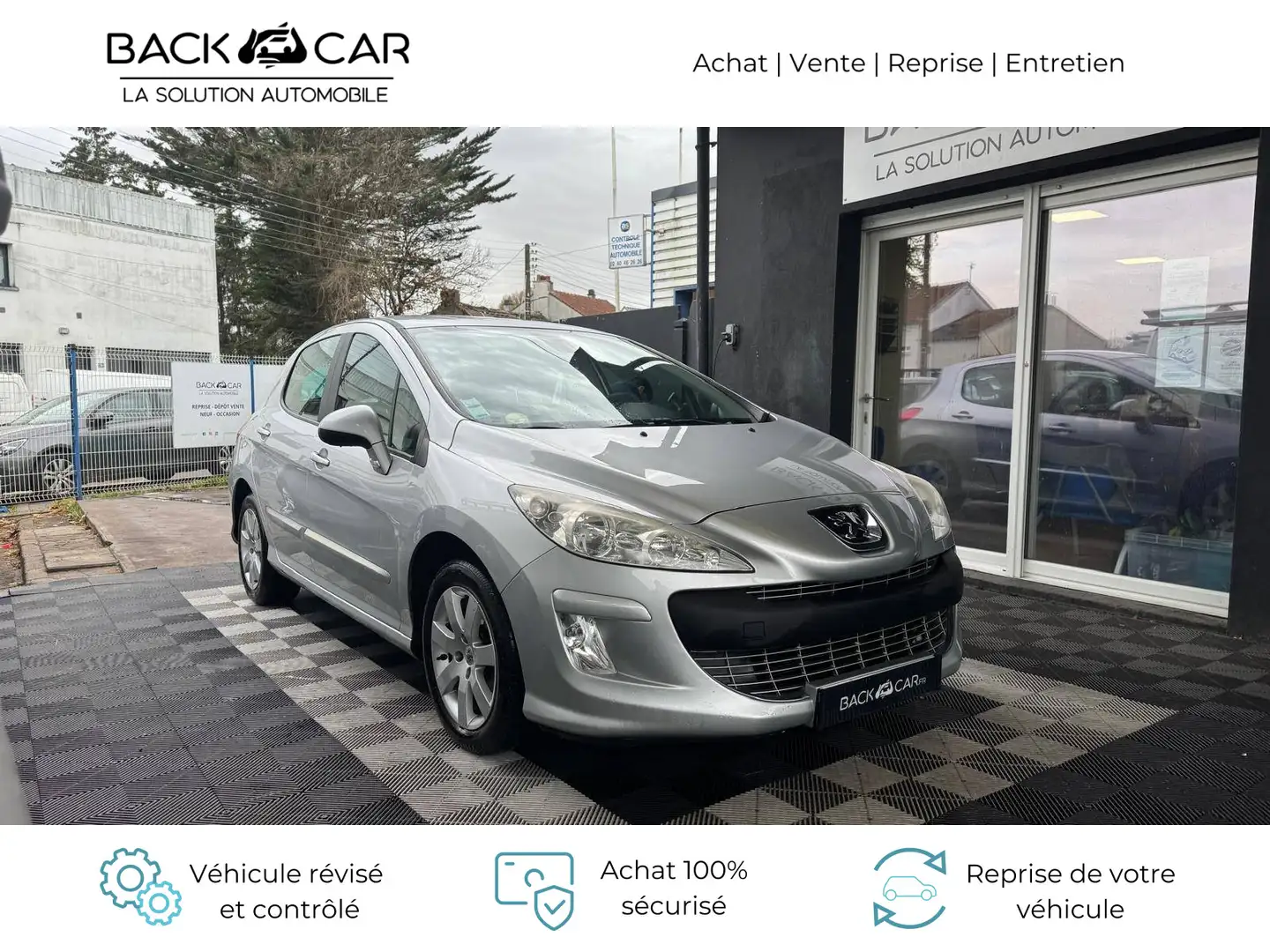 Peugeot 308 1.6 VTi 120ch Premium Gris - 1
