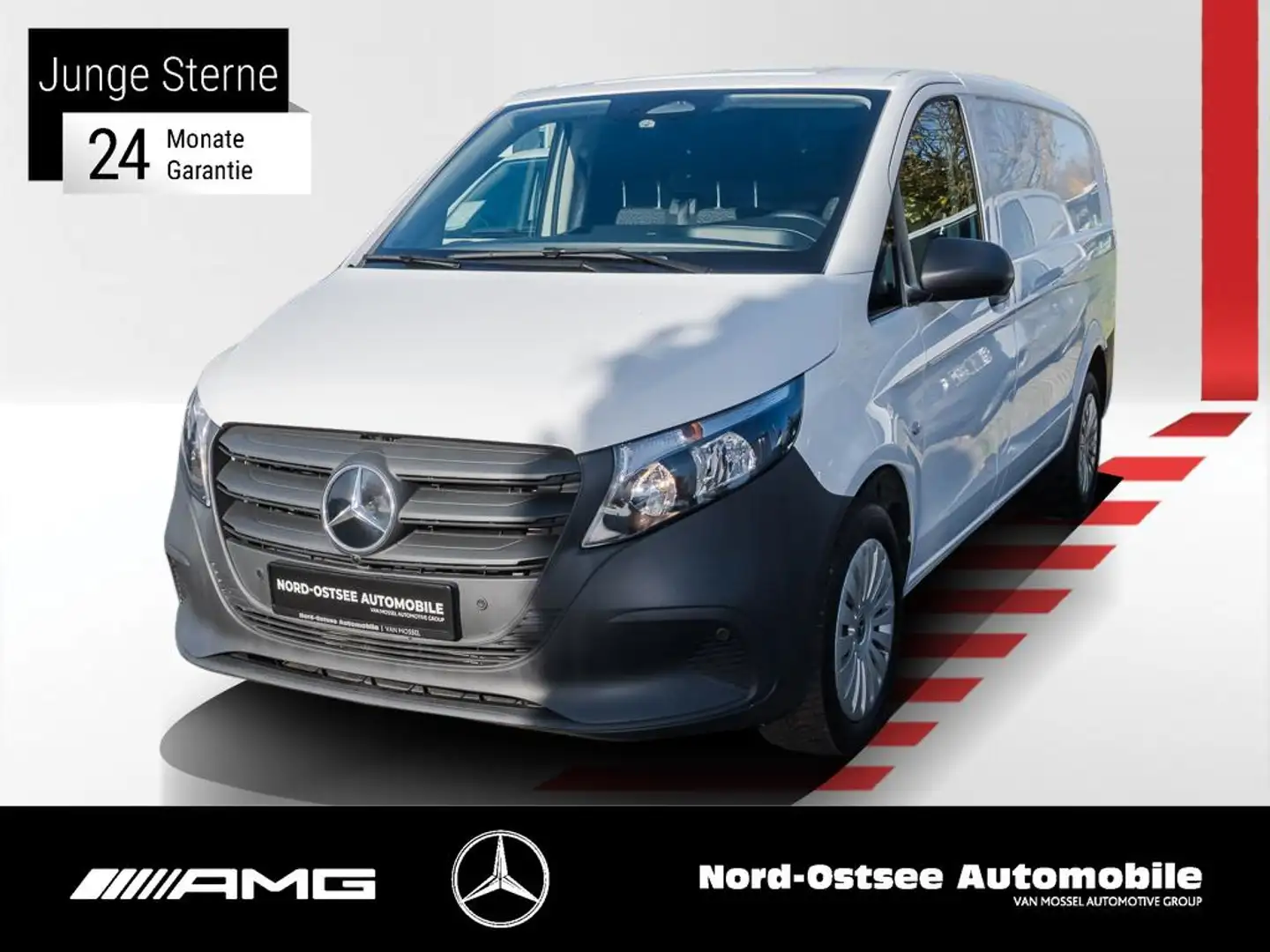 Mercedes-Benz Vito 116 NEUES MODELL AHK NAV KAM MBUX TOTWINKEL Weiß - 1