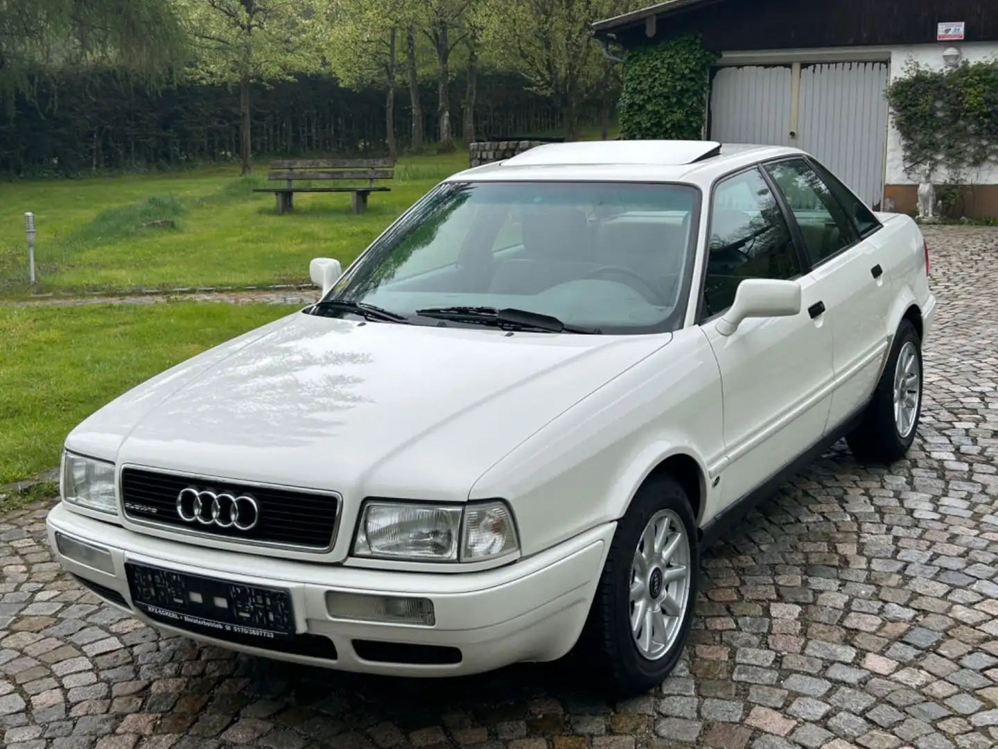 Audi 80 2.3E Quattro,1Hand,Klima,SHZ,74tkm!!!! Biały - 2
