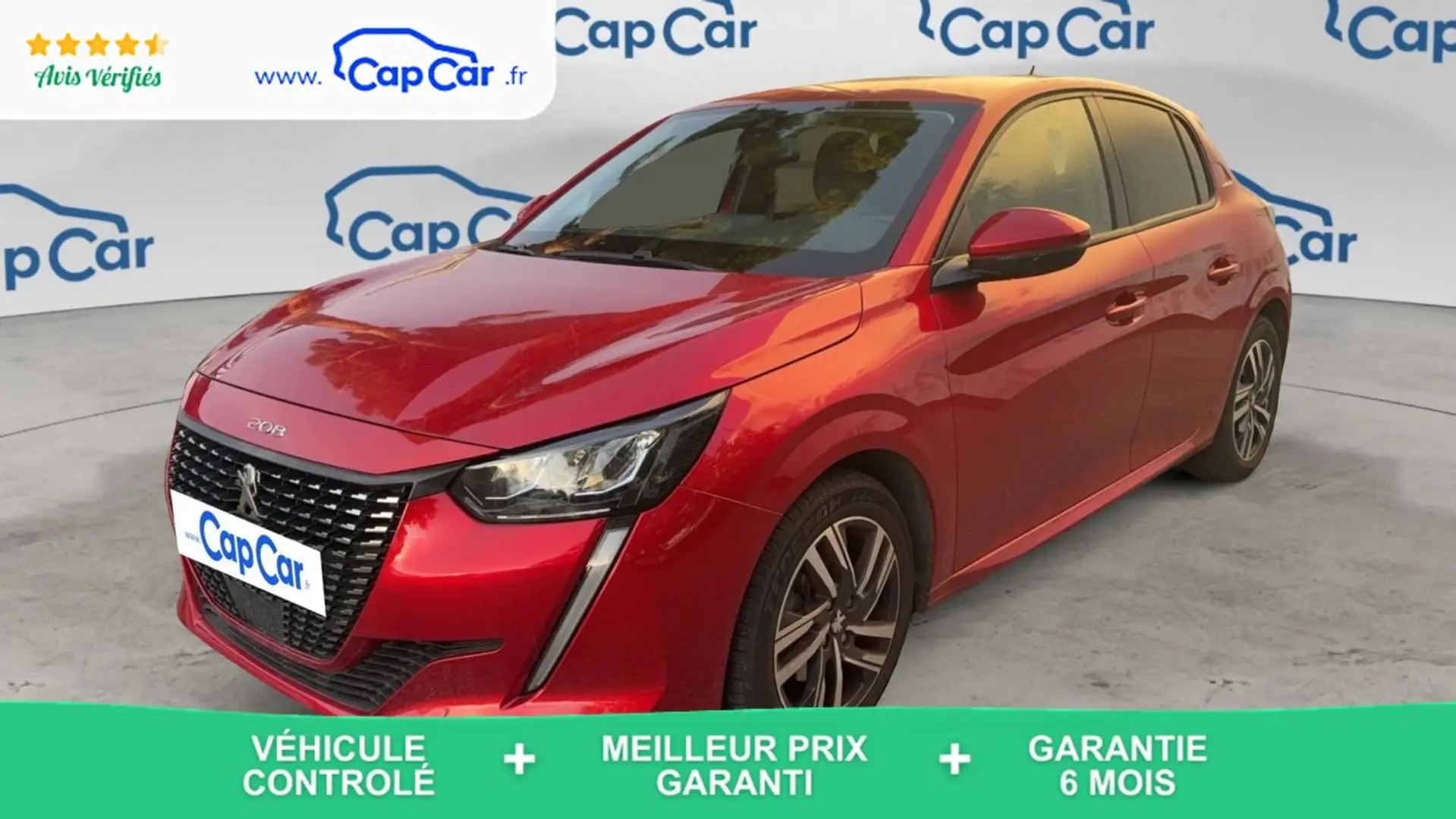 Peugeot 208 II 1.2 PureTech 100 EAT8 Allure Pack - Automatique Rouge - 1