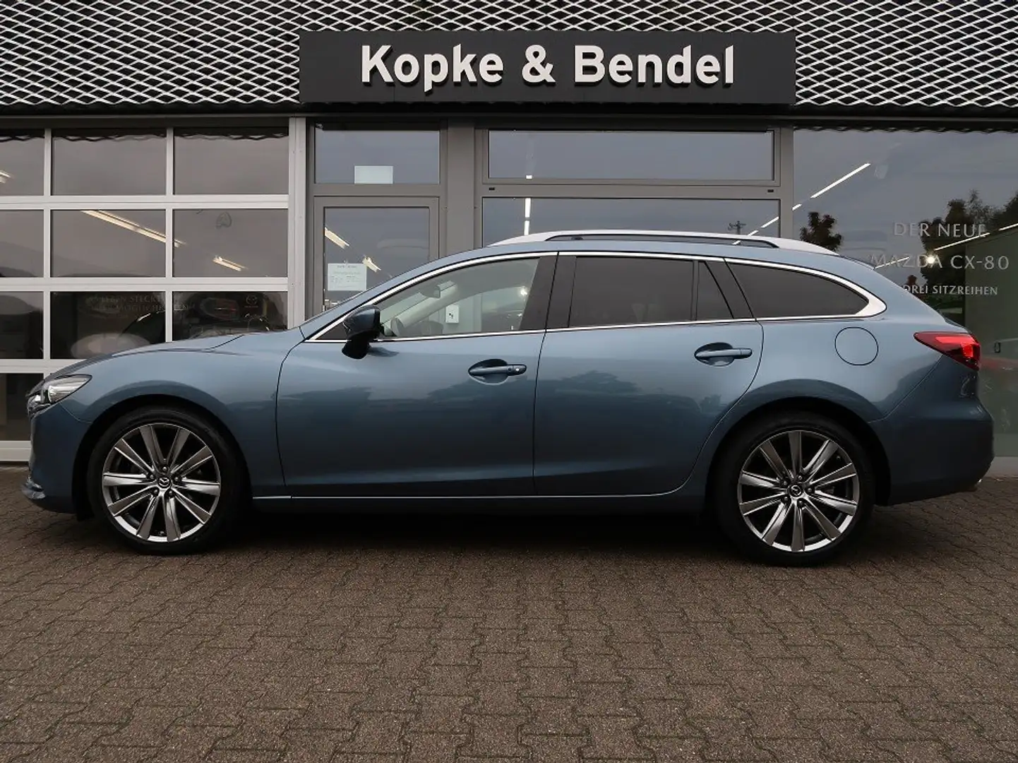 Mazda 6 Kombi SPORTS-LINE*Autom.*Scheckheft*Matrix-LED* Ma Blau - 2