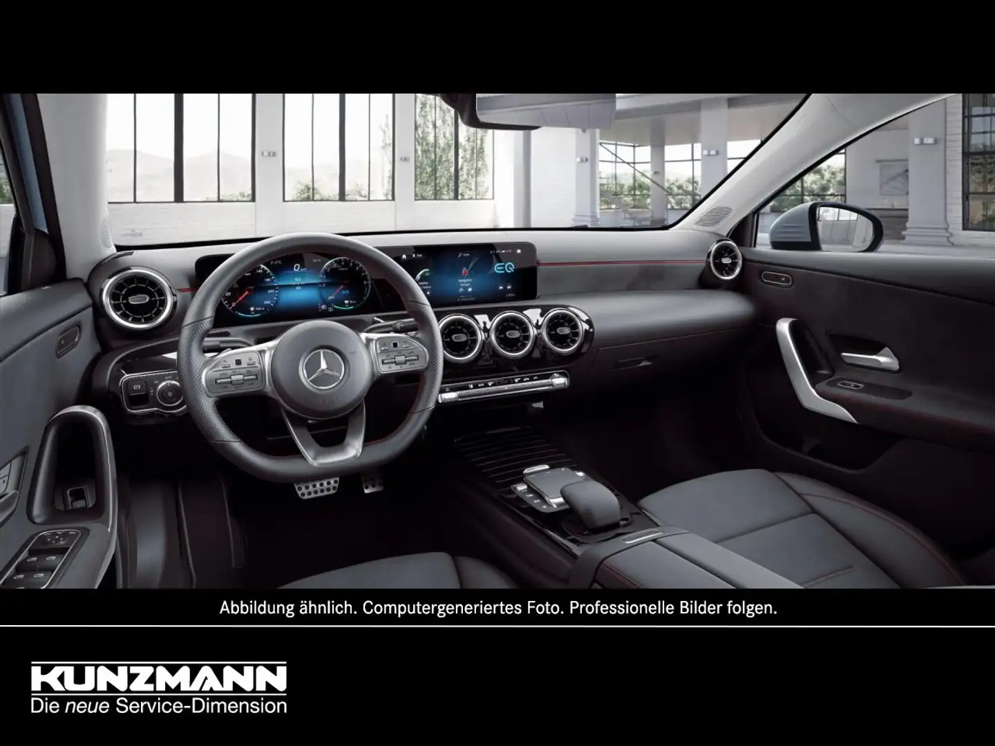 Mercedes-Benz A 250 e Limousine AMG MBUX Navi AHK ParkP Klima Weiß - 2