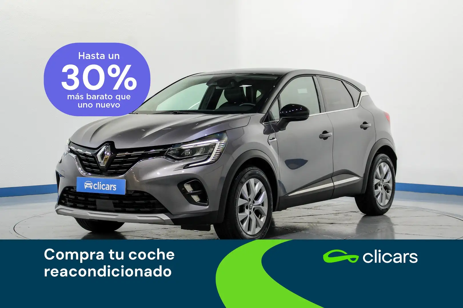 Renault Captur TCe Zen 74kW Gris - 1