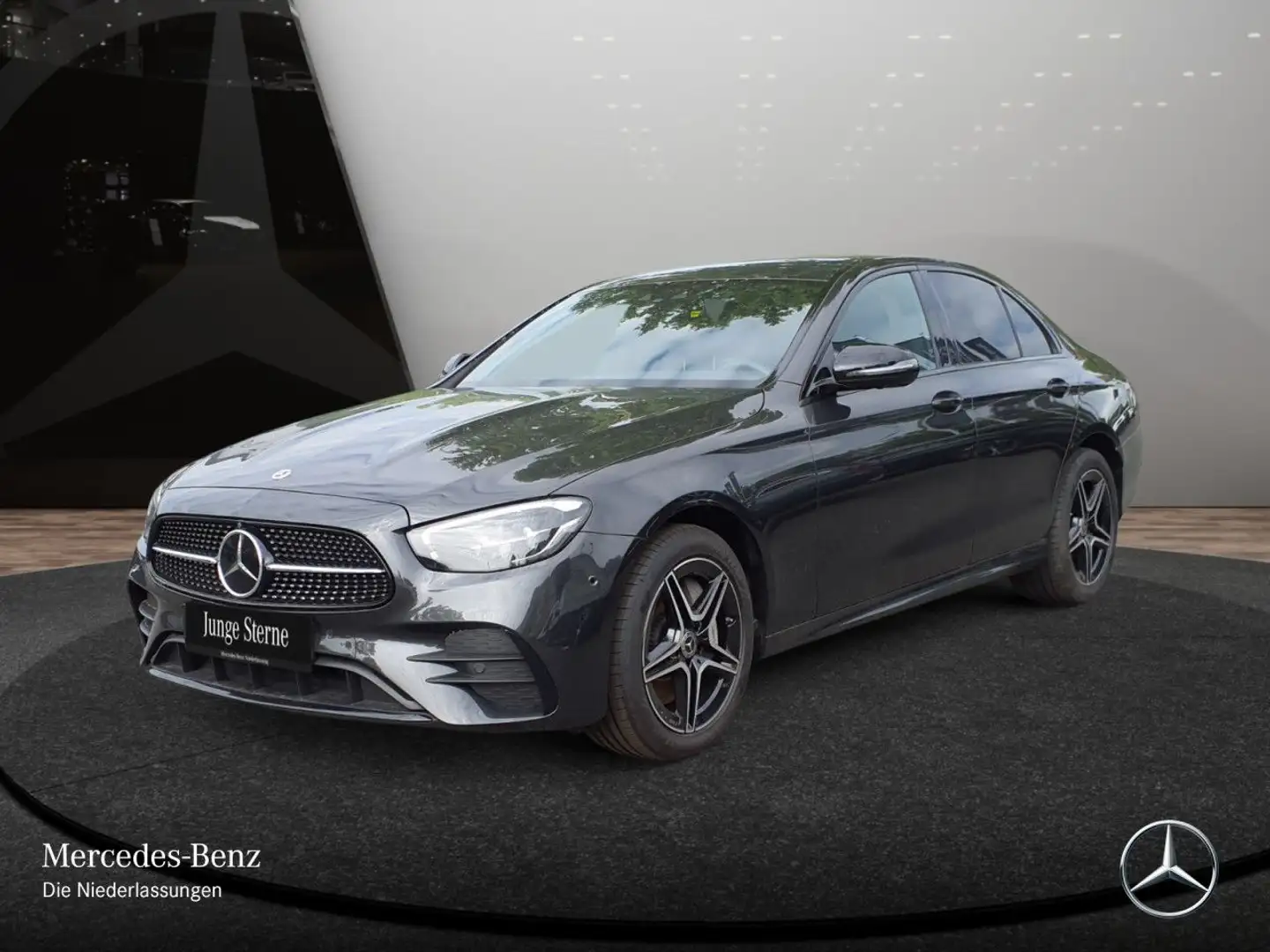 Mercedes-Benz E 300 de AMG+NIGHT+360+AHK+LED+FAHRASS+BURMESTER Grau - 2