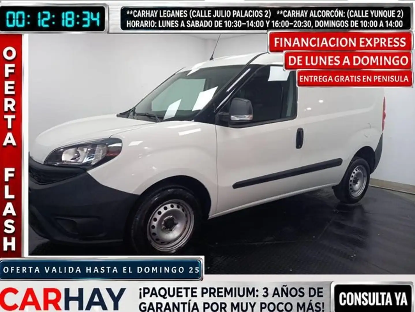 Fiat CARGO FURGÓN BASE PLUS 1.3 MJET 70KW Blanco - 1