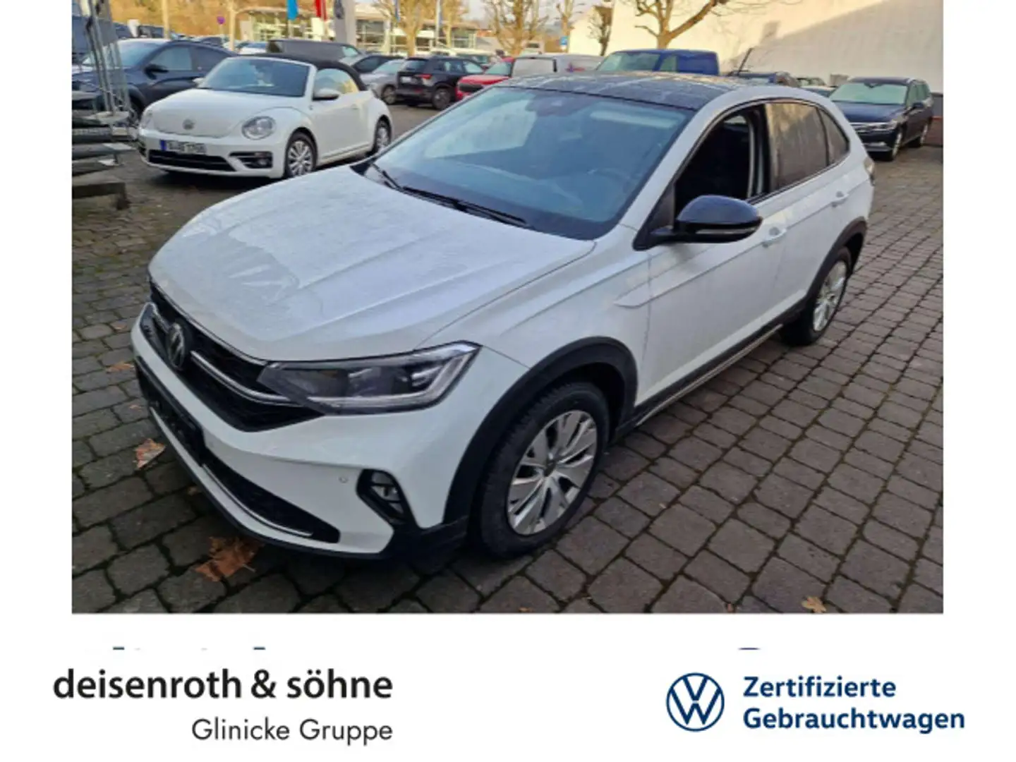 Volkswagen Taigo Style 1.5 TSI DSG Pano/AppCon/Kam/Assist Weiß - 1