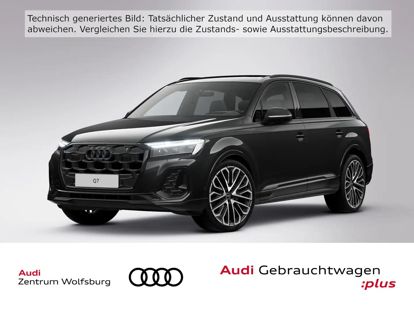 Audi Q7 50 TDI quattro tiptronic S line Standhzg/Pano Schwarz - 1