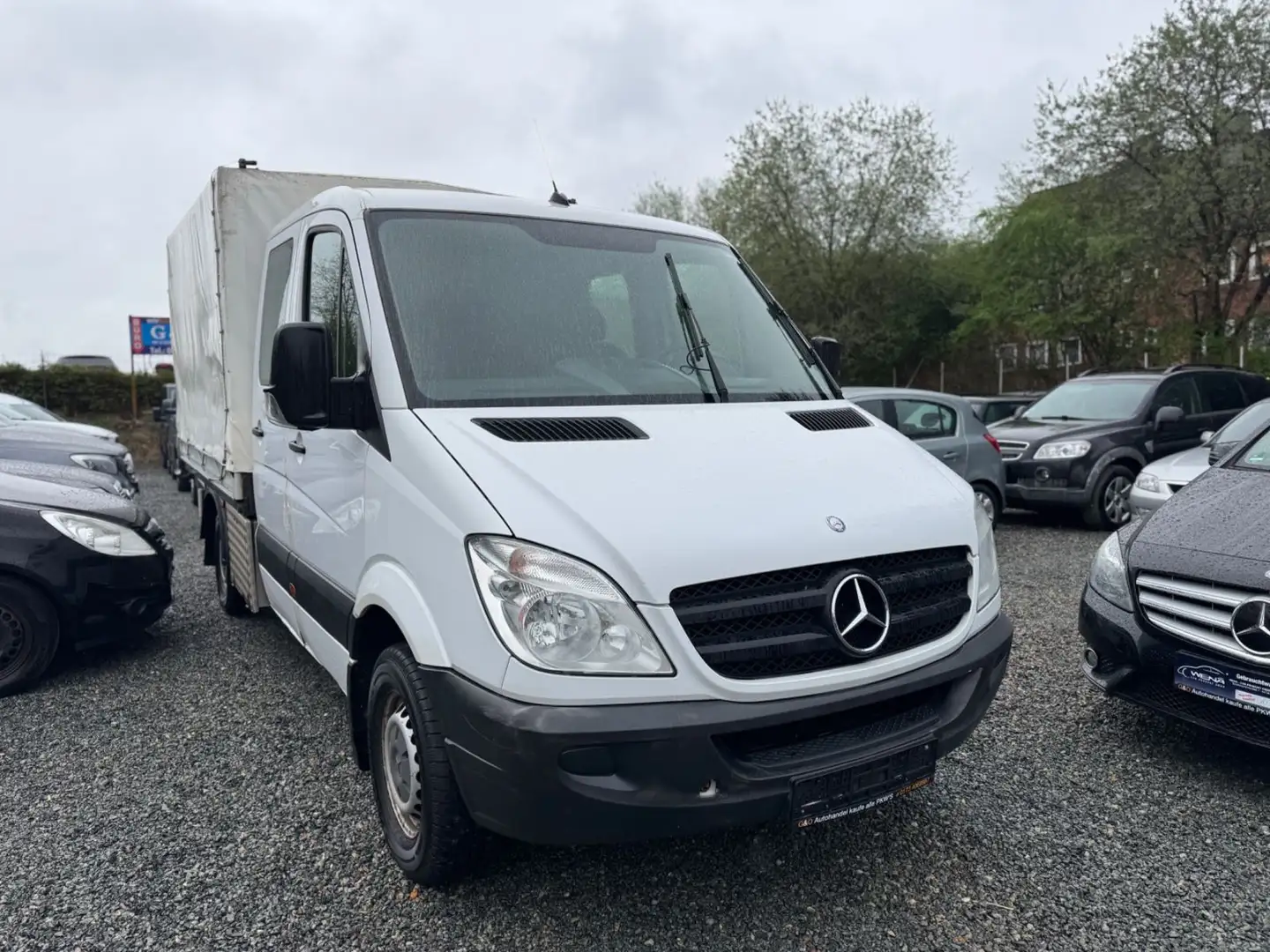 Mercedes-Benz Sprinter II Pritsche 906 DoppelKabine*6 Sitzer Blanc - 1
