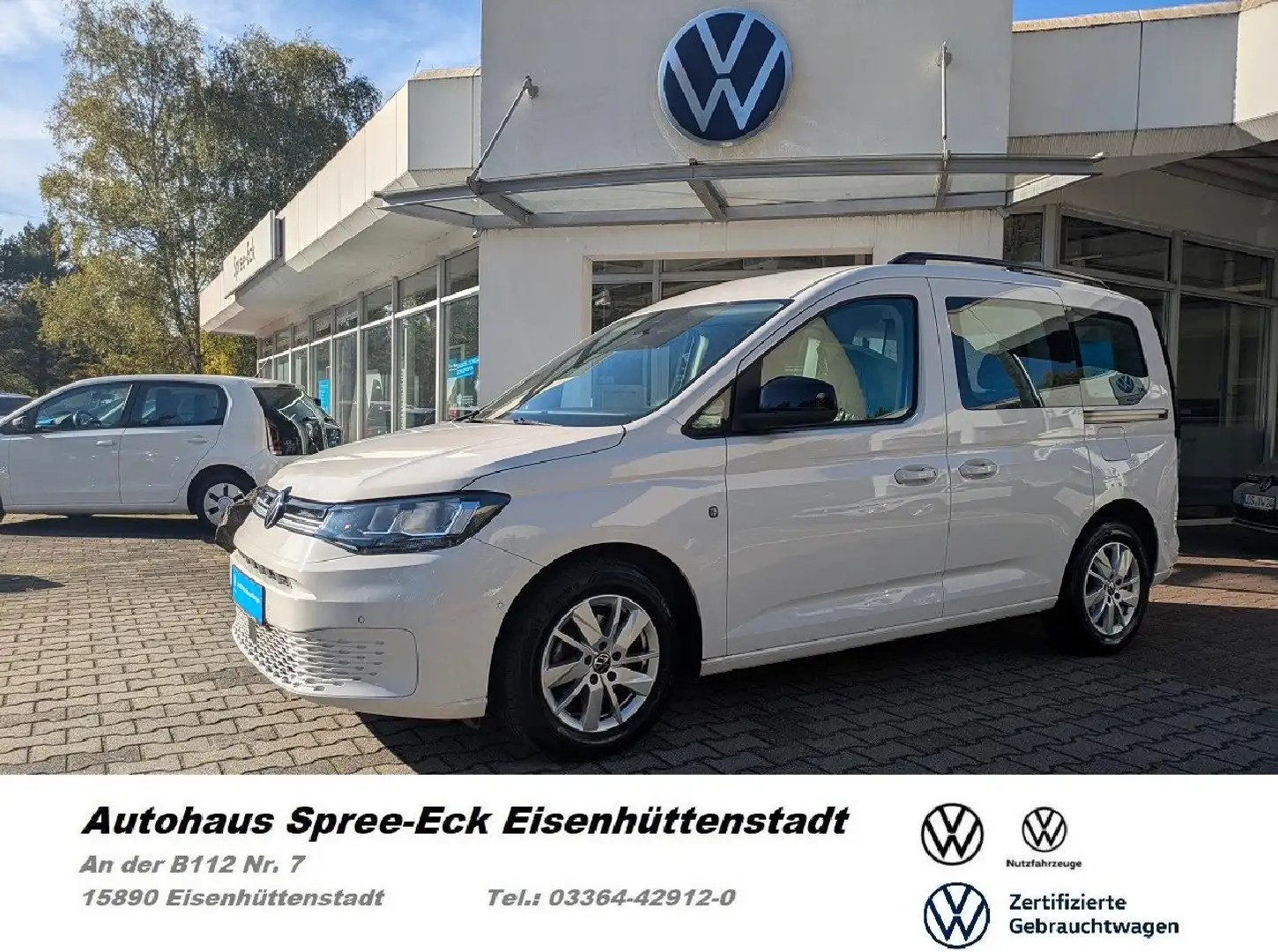 Volkswagen Caddy Caddy 2.0 TDI Life *SHZ,Navi,ACC* Weiß - 1