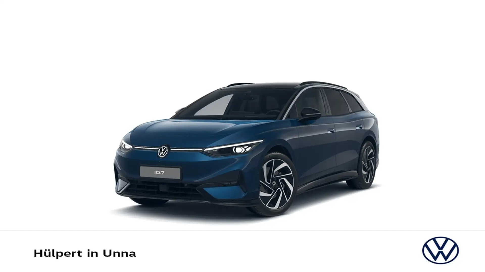 Volkswagen ID.7 Tourer PRO WÄRMEPUMPE PANO AHK 360°CAM LM20 Kék - 2