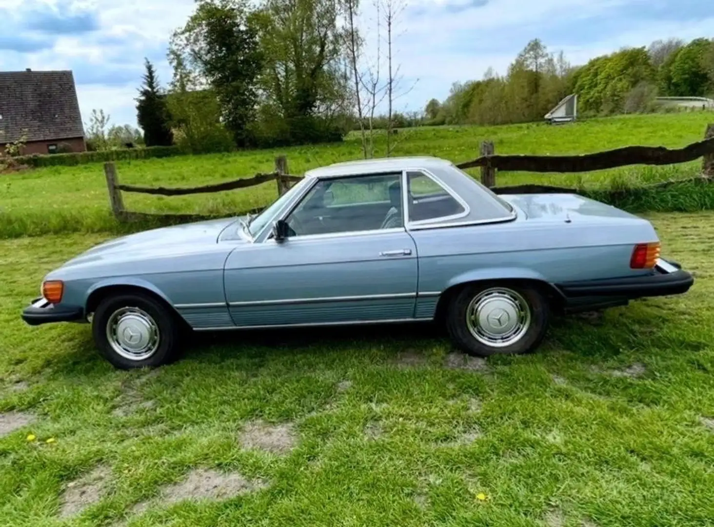 Mercedes-Benz 450 SL CABRIO/ROADSTER/AUTOMATIC US IMPORT Blau - 2