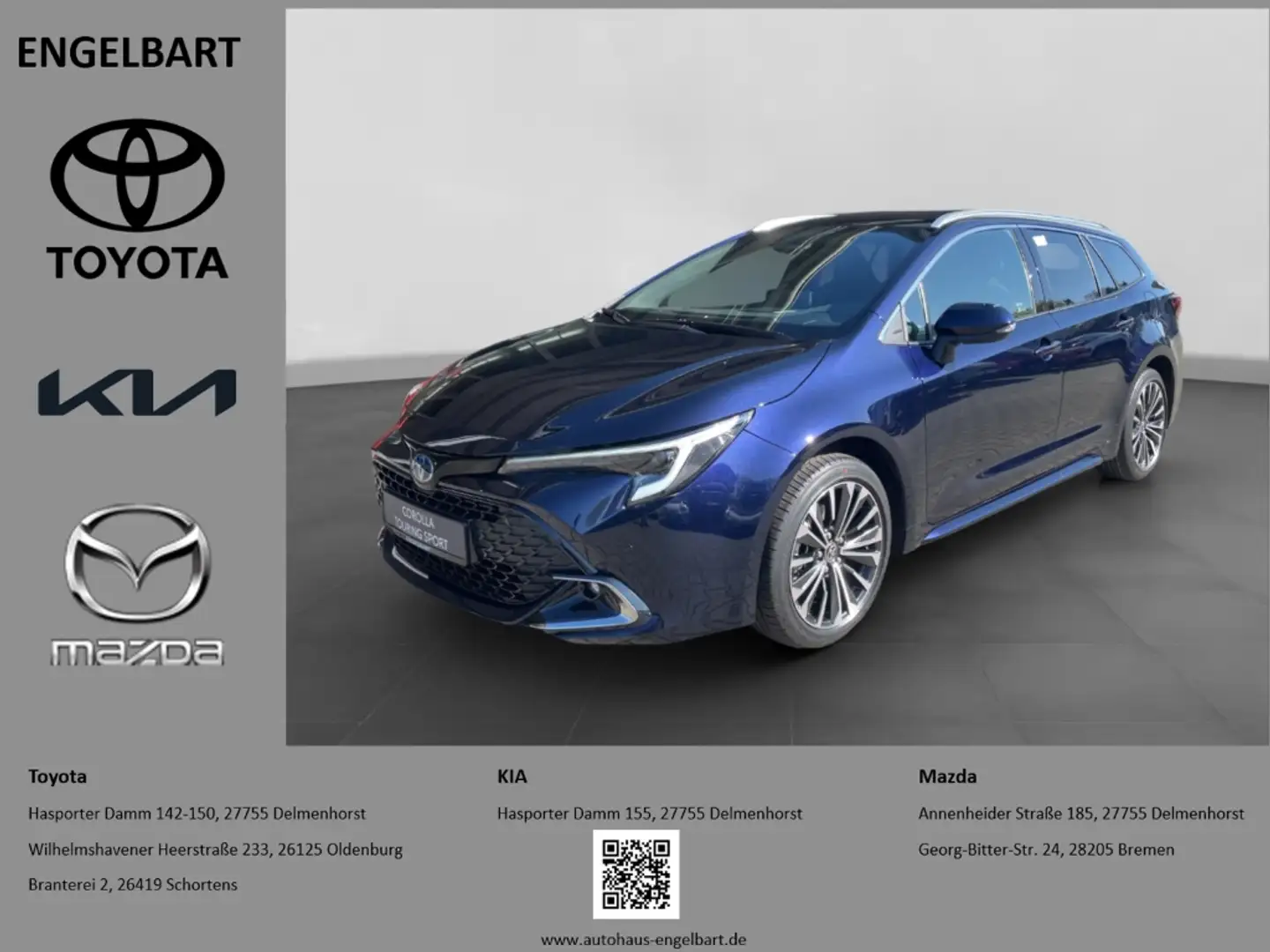 Toyota Corolla TS 2.0 Hybrid Teamplayer Technik Paket Blau - 1