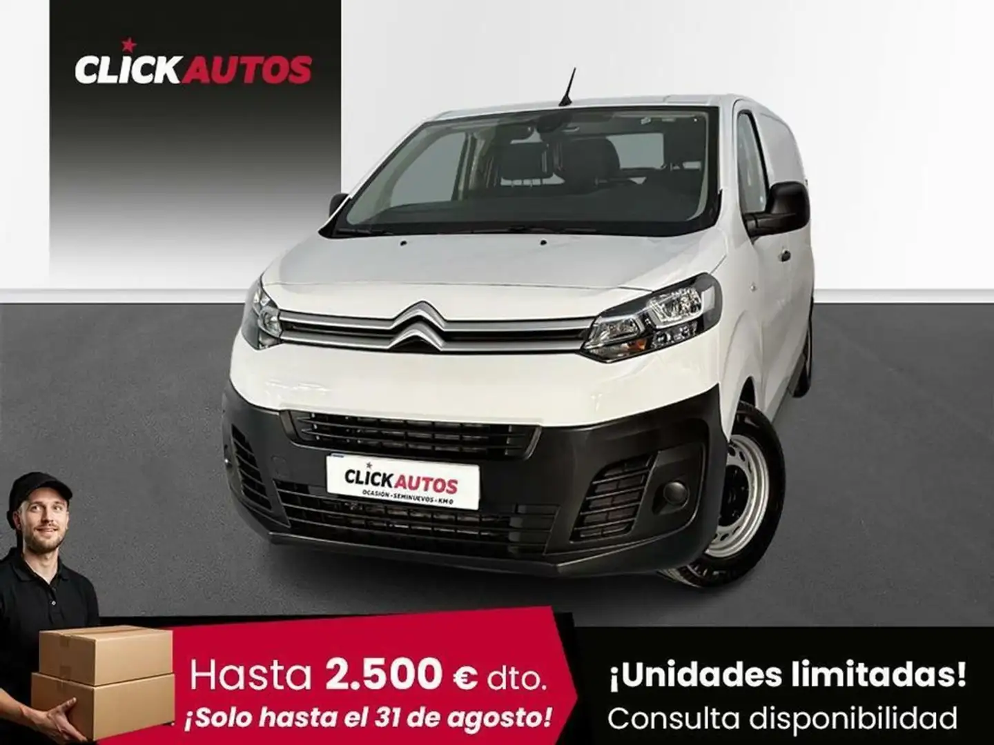Citroen Jumpy 1.5 BlueHDI 120CV Furgon Talla M Blanco - 1