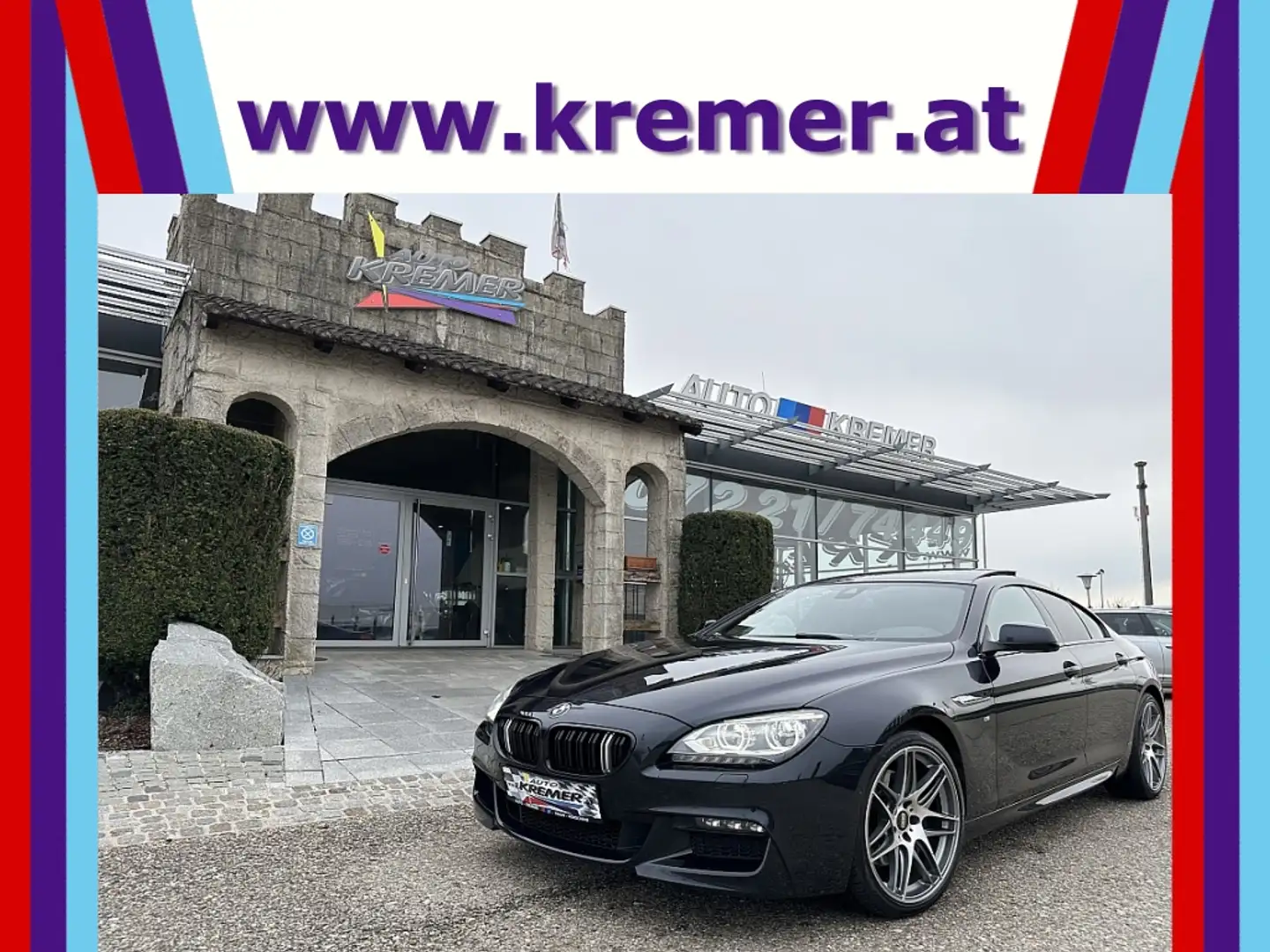 BMW 640 d Gran Coupé Aut. M-Paket/HUD/SHA/PANO/H&K/ACC/... Schwarz - 1