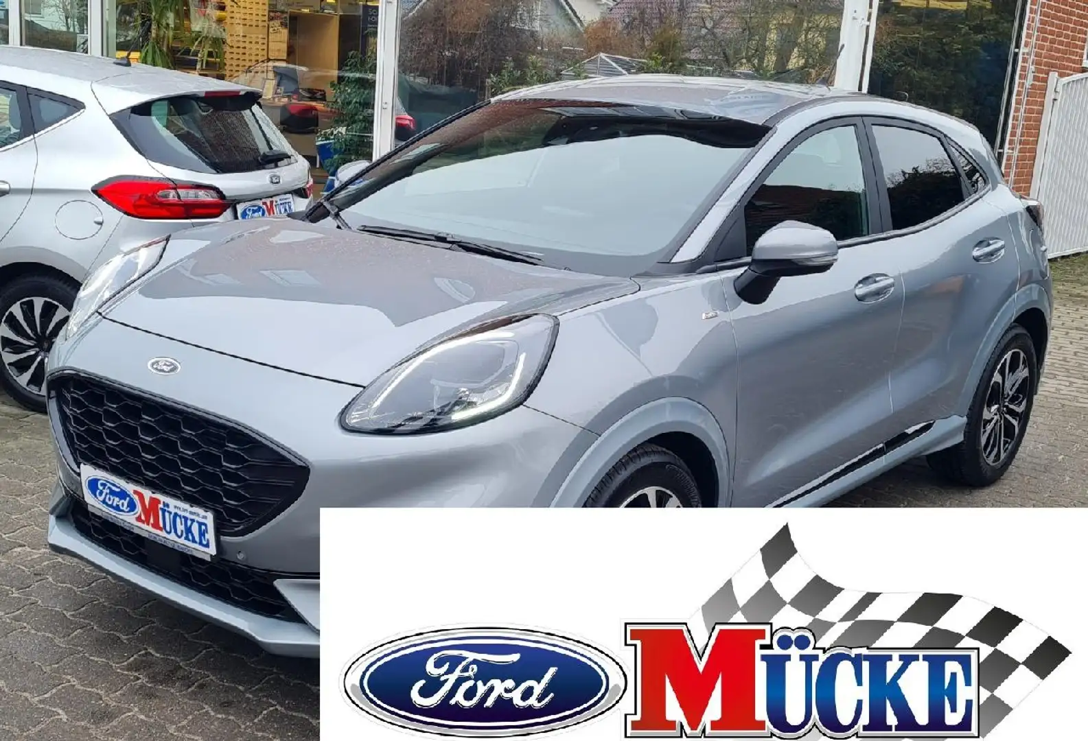 Ford Puma Puma ST-Line 5-tür.1,0EB 92kw 6-Gang,RFK,WP,Klima Silber - 1
