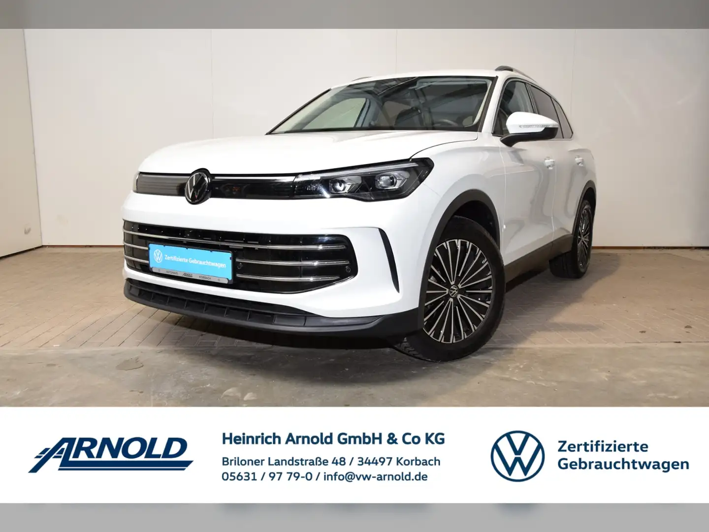 Volkswagen Tiguan TDI Elegance DSG AHK - LED Matrix - Travel Assist Blanc - 1
