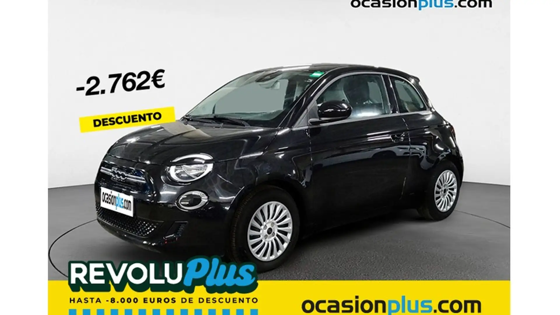 Fiat 500e 70Kw Action Negro - 1